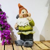 Handmade Small Garden Decor Gnomes Craft Sculpture Figurines