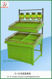 Metal Double Deck Fruit and Vegetable Shelf (JT-G29)