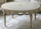 French Style Furniture Home Wooden Round Tea Table (1801)
