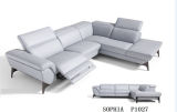 Modern Living Room Sofa with Leather Recliner