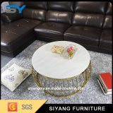 Foshan Manufacturer Stainless Steel Round Coffee Table