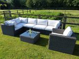 Dominican Outdoor Rattan Sofa Set