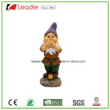 Lovely Resin Garden Gnome Figurine Speak No Evil for Home and Lawn Decoration