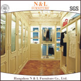 Classical Style Bedroom Furtniure Walk in Closet with Sliding Doors