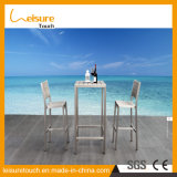 Low Price Good Quality Aluminum with Wicker Bistro Table Armchairs modern Outdoor Garden Patio Bar Furniture