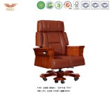 Luxury Wooden Executive Leather Chair (A-061)