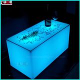 LED Illuminated Furniture LED Illuminated Square Table KTV Table