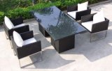 Outdoor Restaurant Dining Set Rattan Chairs and Table