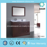 Natural Wood Freestanding Bathroom Vanity MDF Bathroom Cabinet (BLS-NA043)