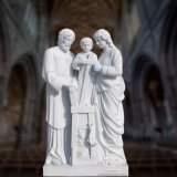 Religious Statue Sculpture, Marble Statue of The Holy Family