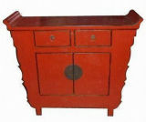Chinese Antique Wooden Shrine Cabinet Lwb797