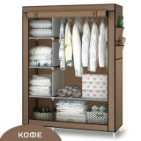 Modern Simple Wardrobe Household Fabric Folding Cloth Ward Storage Assembly King Size Reinforcement Combination Simple Wardrobe (FW-21)