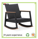 Garden Leisure Furniture Rattan Rocking Chairs with Teak Armrest