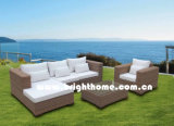 Half Round PE Rattan Sofa Set Outdoor Furniture Bp-M12
