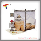 New Design European New Style Metal Queen Canopy Bed (HF042)