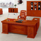 Classical Luxury Wood Veneer Executive Office Table (HY-NNH-K03-18)