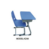Plastic School Furniture Student Desk and Chair