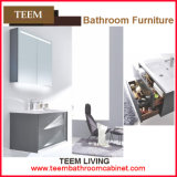Vanity Combo Type and Yes Include Mirror Solid Wood Bathroom Wash Basin Cabinet