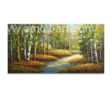 Aspen Tree Oil Paintings on Canvas for Home Decor