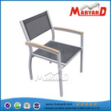 Stackable Mesh Fabric Outdoor Aluminum Chair
