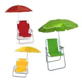 Hot Sell Branded Kids Folding Beach Chair with Umbrella Plastic Arm (SP-141)