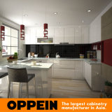 Oppein U Shaped Lacquer Wood Corner Modular Kitchen Cabinets (OP15-L33)