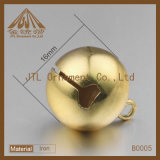 Fashion Nice Quality Gold Plated Metal Jingle Bells 16mm for Decoration