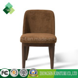 Factory Supply Low Price Luxury Brown Fabric Dining Chair