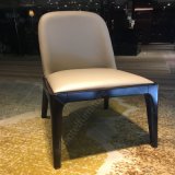 Custom Design Solid Wood Leather Chair Lounge Chair Hotel Chair SD-4002
