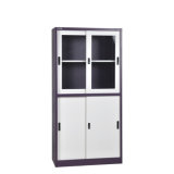 Under The Glass on The Iron Door Cabinet Metal Office Furniture Steel Cabinet