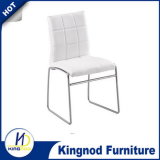 Tianjin Furniture Elegant Design White Leather Dining Chairs
