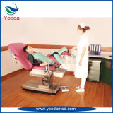 Half Automatic Hospital Equipment Electric Obstetric Table