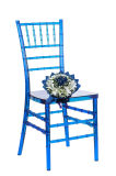 Clear Blue Beautiful Chiavari Chair for Fashion Salon