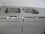 Metal Kitchen Cabinet with Wash Sink (HS-030)