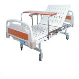 Metal Material Used Hospital Bed for Sale Adjustable Hand Control Bed Used Manual Bed BS-818A