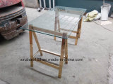 a Model Leg Tempering Glass Dining Table