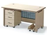 Office Desk Computer Desk with 3 Drawers Cup Cart Office Furniture