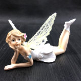 Custom Cheap Price Cake Decoration Miniature White Fairy Figurine