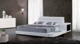 New Modern Modular Leather Bed Modern Stronge Bed with Lighting
