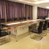 Contemporary Wooden Metal Leg Conference Meeting Table for Office Furniture
