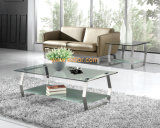 (SD-5006) Modern Hotel Restaurant Living Room Furniture Glass Coffee Table
