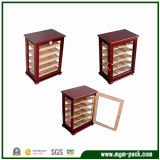 High Glass Lacquer Display Gift Humidor Cabinet