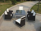 Outdoor Furniture Poly Rattan Sofa Dining Set