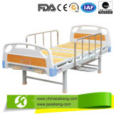 Hospital Bed Foldable Guardrail Wooden Bed Surface with Professional Service