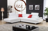 White Furniture Modern Leather Sofa (a. L. 112)