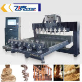 Table Moving 8 Rotating Axis Large CNC Carving Machine