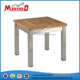 Outdoor Small Size Wood Top Tea Table