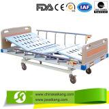 Hand Control Manual Hospital Patient Bed with Two Crank