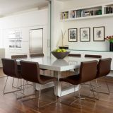 Customized Design Corian Solid Surface Home Dining Table