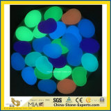 Flat Glow in The Dark Multicolored White/Black/Grey/Red/Gray Cobblestone for Landscaping/Paving/Garden/Yard/Indoor/Decoration/Outside/Flooring/Paver/Landscape